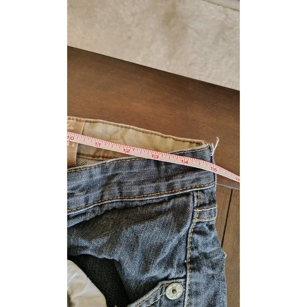 Wrangler 1947 Straight Fit Jean Co Distressed Jeans RN130273 Mens 30x29